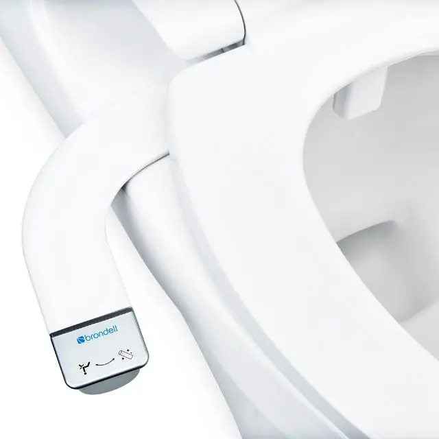 Main image of Bidet - Thinline SimpleSpa SS-150 Fresh Water Spray Non-Electric Bidet Toilet Attachment in White with Self Cleaning Nozzle and SafeCore Internal Valve