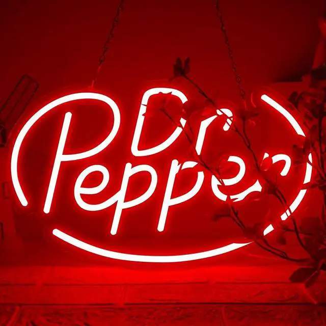 Main image of Neon Signs for Wall DecorNeon Lights for Bedroom Led Business Signs Suitable for Drinks ShopMan CaveChristmas Gifts16 * 10Inch(red)