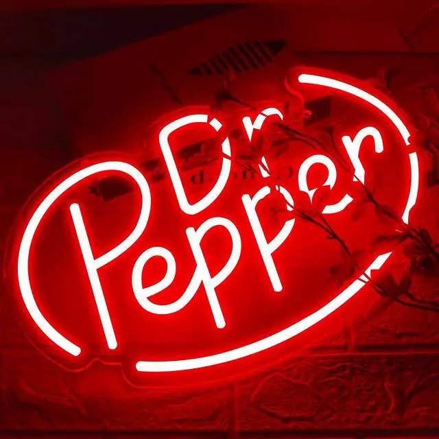 Alt view image 2 of 6 - Neon Signs for Wall DecorNeon Lights for Bedroom Led Business Signs Suitable for Drinks ShopMan CaveChristmas Gifts16 * 10Inch(red)
