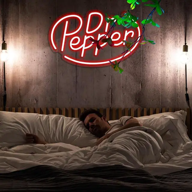 Alt view image 5 of 6 - Neon Signs for Wall DecorNeon Lights for Bedroom Led Business Signs Suitable for Drinks ShopMan CaveChristmas Gifts16 * 10Inch(red)
