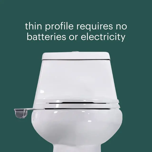 Alt view image 5 of 7 - Bidet - Thinline SimpleSpa SS-150 Fresh Water Spray Non-Electric Bidet Toilet Attachment in White with Self Cleaning Nozzle and SafeCore Internal Valve