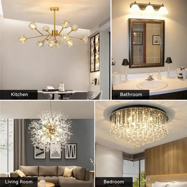 Alt view image 5 of 7 - 12 Pack G9 LED Bulb, Eq 40 Watt G9 Halogen Bulb, 3000K Soft Warm White | 120V 4W G9 Light Bulb, T4 Bi-pin Base, Small G 9 Socket for Chandelier, 450Lumen, Non-dimmable