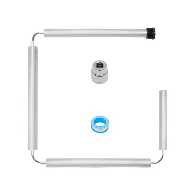 Alt view image 7 of 7 - 44" Flexible Magnesium Anode Rod, Hot Water Heater Anode Rod Replace for GE, Rheem, Reliance, Richmond, Kenmore Water Heater Including 1-1/16" Hex Socket Tool and Teflon Tape