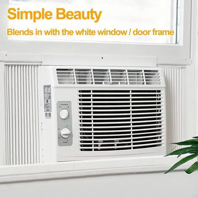 Alt view image 4 of 6 - High Density Foam Tape Air Conditioner Window Seal, 1x1 Inch Thick Foam Stripe with Adhesive for Window AC Insulation, Weather Stripping for Doors and Windows Insulation, AC Foam Tape, White