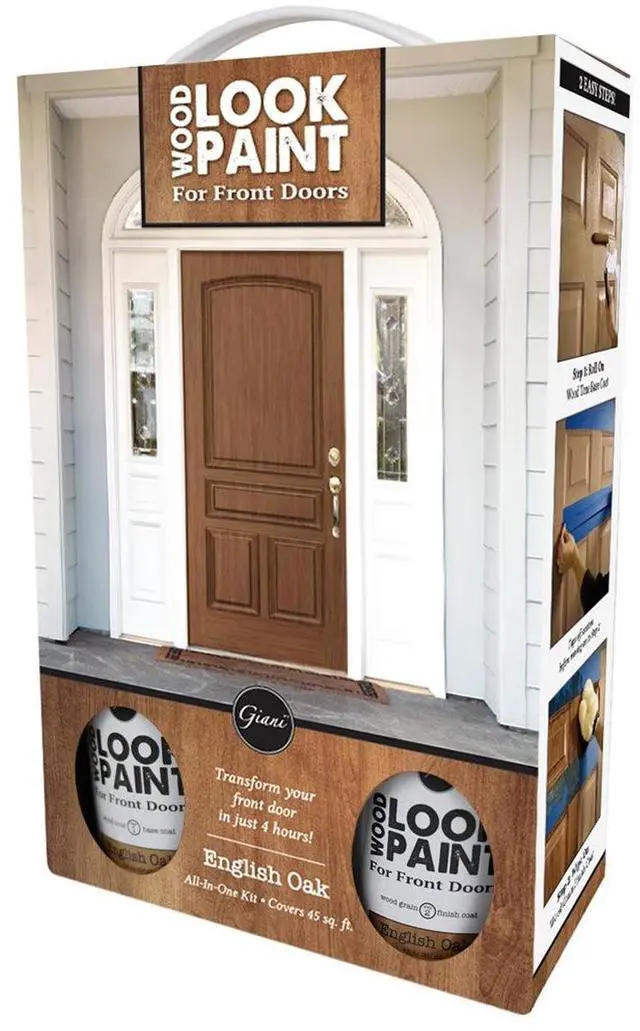 Main image of Wood Look Paint Kit for Front & Interior Doors (English Oak)