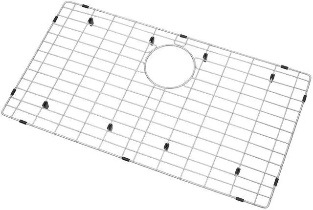 Main image of Kitchen Sinks Grid, Sink Protectors for Kitchen Sinks 28 3/8" x 15 3/8" with Rear Drain Hole for Single Sink Bowl, Stainless Steel Sinks Grate, Sink Protector, Sinks Bottom Grid