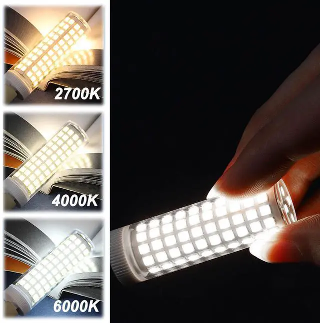 Alt view image 2 of 7 - E12 C7 10W 6000K LED Candelabra Bulbs 100w Equivalent, 5Pack | E12 T6 Led Candle Light Bulbs for Ceiling Fan Pendant Chandelier Lighting Salt Lamp,1200lm Daylight White, Non-dimmable