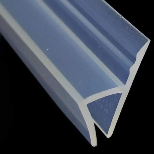Alt view image 7 of 7 - Shower Glass Door Seal Strip, 120 Inch Silicone Soft Shower Door Sweep to Stop Leaks, Frameless Seal Strip