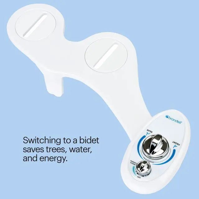 Alt view image 5 of 7 - Bidet Left Hand Bidet Attachment SouthSpa Dual Nozzle - control panel on left side - Dual Positionable Nozzles for front and rear wash, LH-12