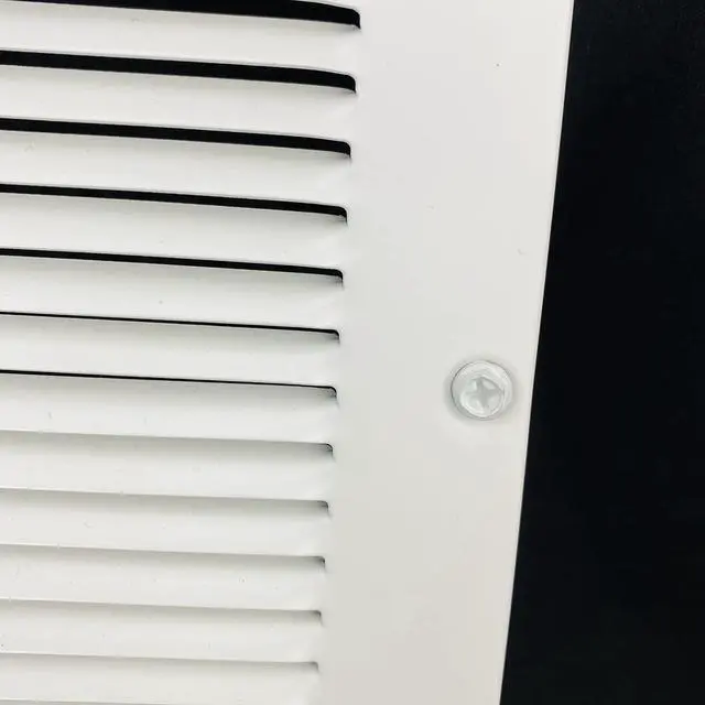 Alt view image 7 of 7 - Fits 30x6 Duct Opening | Steel Return Air Grille by | Vent Cover Grill for Sidewall and Ceiling | White | HVAC Cold Air Intake Grille | Outer Dimensions: 31.75"W X 7.75"H