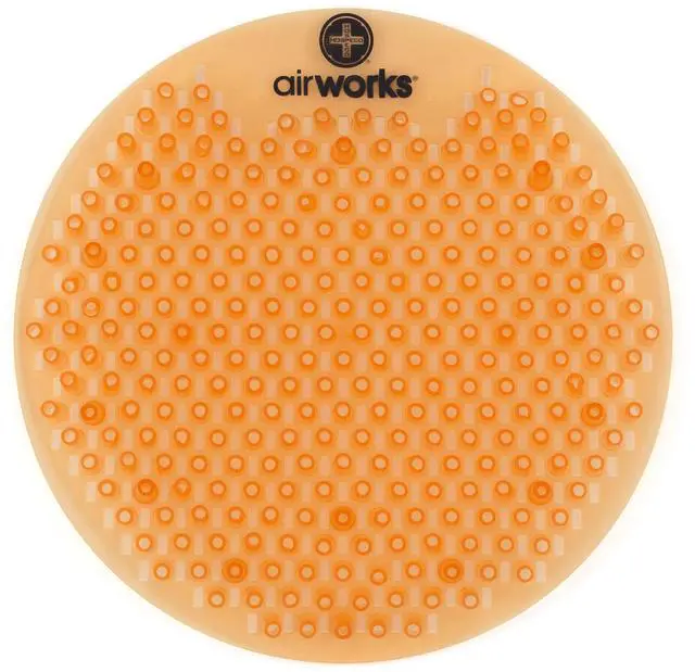 Main image of AWSFUS231-BX Splash Free Urinal Screen, Citrus Grove, Light 0.22 lb., 8" Height, 6" Width, Orange (Pack of 10)