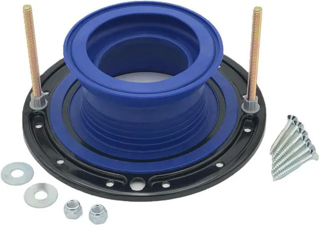 Main image of One N Done Toilet Flange Repair Kit - Toilet Kit For Low or Broken Toilet Flange. Toilet Wax Ring Replacement Kit W/Toilet Flange Extender Kit. No Wax Ring For Toilet Bowl Or Toilet Seal Required (1)