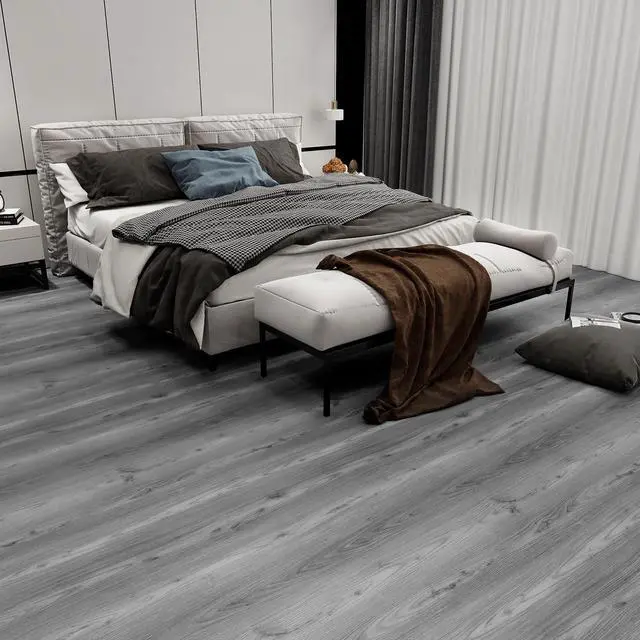 Alt view image 5 of 7 - Peel and Stick Floor Tile, Waterproof Vinyl Plank Flooring | 36-Pack 54 Sq.Ft, Self-Adhesive Laminate Vinyl Tiles,Realistic Wood Grain for DIY Bathroom, Laundry Room & Rental Upgrades