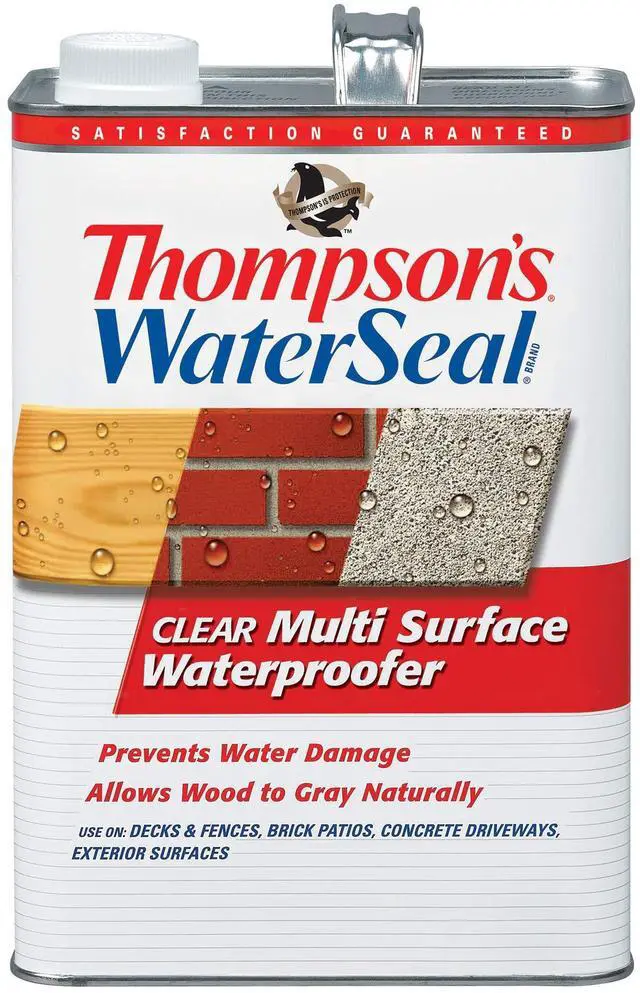 Main image of Thompsons WaterSeal Multi-Surface Waterproofer Stain, Clear, 1 Gallon