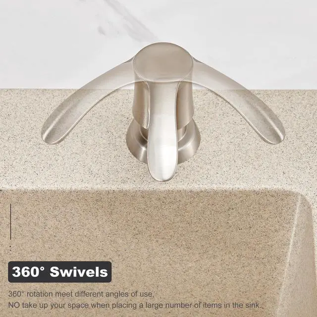 Alt view image 4 of 7 - Kitchen Sink Soap Dispenser - Brushed Nickel, G080BN-G | Sink Soap Dispenser Pump with 40" Silicone Soap Dispenser Extension Tube, Say Goodbye to Frequent Refills
