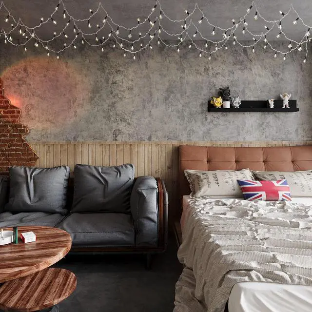 Alt view image 5 of 7 - Concrete Wallpaper Peel and Stick Grey Cement Contact Paper Industrial Style Self Adhesive Waterproof Removable Decorative Wall Covering Vinyl Film Furniture Stickers for Floor Wall Cabinets