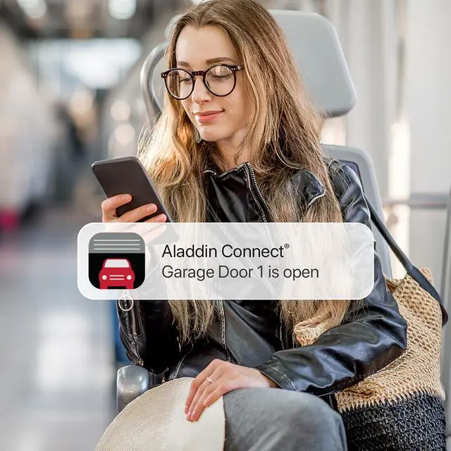 Alt view image 4 of 7 - Aladdin Connect Smart Garage Door Controller, Single Door Kit ALKT2-R | Wi-Fi Enabled, App Control, Works with Most Major Brands, Monitor & Control Garage from Anywhere with iOS & Android Devices