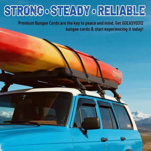 Alt view image 7 of 7 - Bungee Cords with Hooks (10 Pack) 10", 15", 21", 31" Heavy Duty EPDM Rubber Tarp Straps, Max Stretch 2X, Load 180+ LBS, Crimped S Hooks for Cargo, Trucks, Camping, Outdoor Use