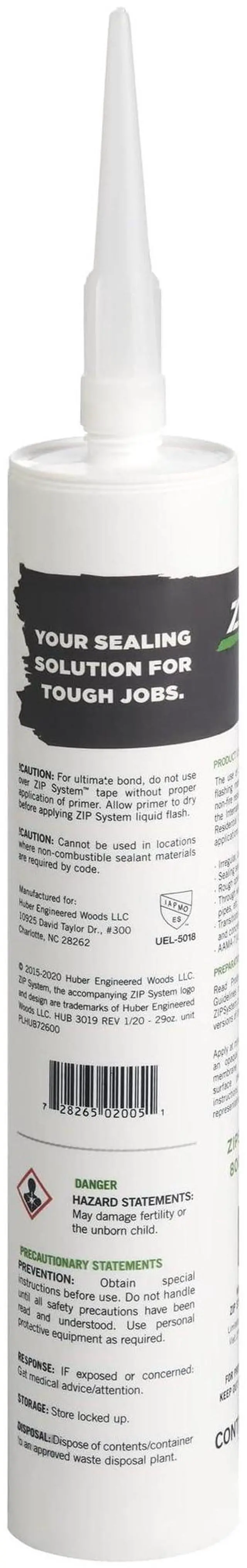 Alt view image 2 of 4 - Liquid Flashing - Fluid-Applied Sealant with STP Polymer - Professional-Grade - Weather Protection - Exterior for Hard-to-Flash Surfaces - 29 oz Cartridge
