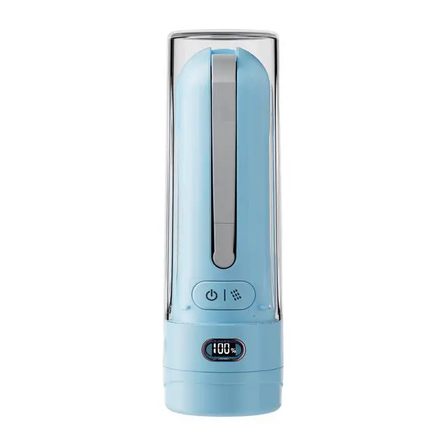 Alt view image 2 of 7 - Electric Portable Bidet for Travel & Outdoor Camping, Sky Blue | Pocket size whisper-quiet handheld sprayer 3 pressure modes 1600mAh Long-lasting Battery USB-C Rechargable IPX7 Waterproof