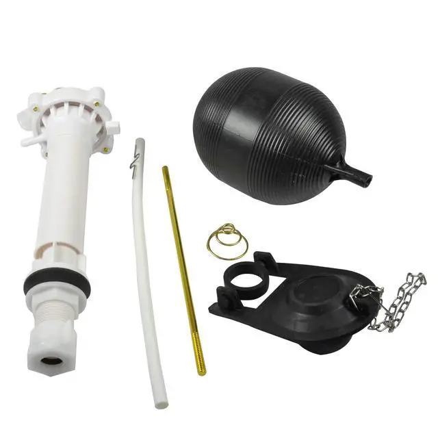 Alt view image 5 of 6 - Complete Toilet Repair Kit, Fill Valve & Flapper, White (80816)