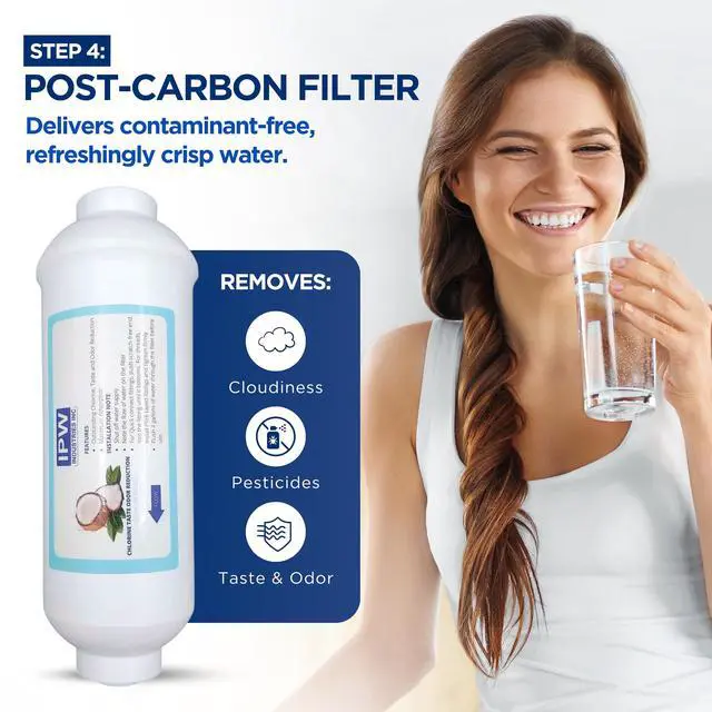 Alt view image 5 of 7 - Replacement Filter Set for Culligan AquaCleer AC-30 RO System 4-Pack Cartridges & Membrane (Filters Only, No Housings)