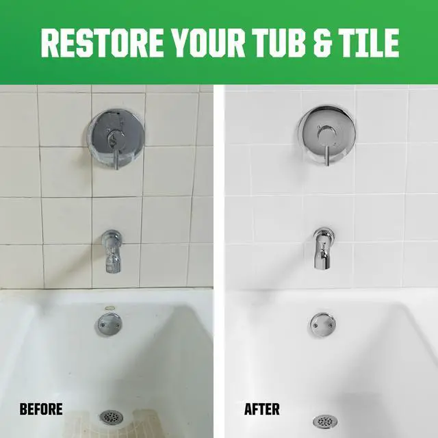 Alt view image 4 of 7 - Tub & Tile Gloss White Spray Paint | Bathroom Surface Refresh, Ceramic, Porcelain, Fiberglass, Durable Moisture Resistant Finish, 12 Oz