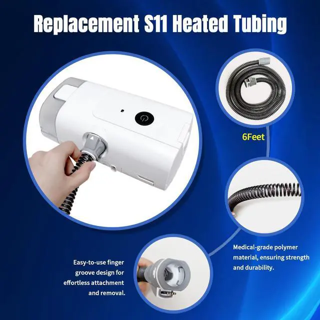 Alt view image 3 of 5 - Replacement Climate-LineAir Tubing Heat Tube Compatible with Air Sense 11 and Air Curve 11 Series 6ft Hose