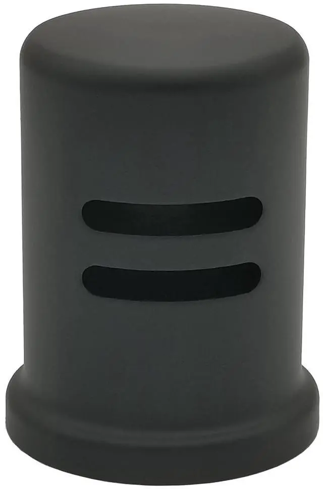 Main image of Dishwasher Air Gap Cover Black only, Skirted, Replacement Black air gap dishwasher,Solid Brass,Matte Black Finish