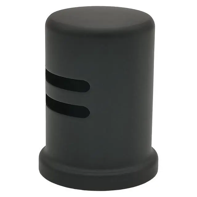 Alt view image 7 of 7 - Dishwasher Air Gap Cover Black only, Skirted, Replacement Black air gap dishwasher,Solid Brass,Matte Black Finish