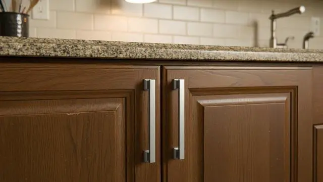 Alt view image 2 of 7 - Brushed Satin Nickel Cabinet Pulls and Handles 10 Pack, AL3061SN | 5 Inch Hole Center, Solid Metal Build, Rectangle Decorative Hardware Handles, for Cabinets and Drawers