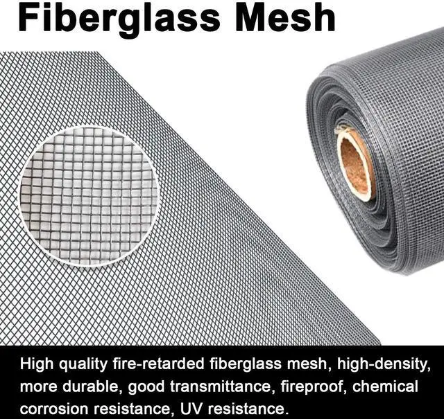 Alt view image 5 of 7 - Adjustable DIY Magnetic Window Screen Max 60 x 48 Fits Any Size Smaller with White Frame Fiberglass Mesh