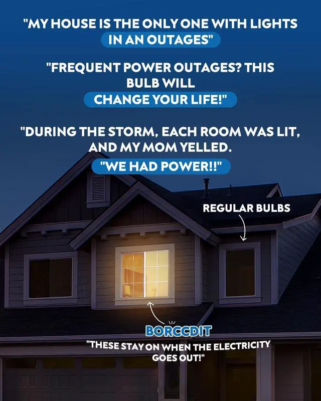Alt view image 6 of 6 - KeepLit 8 Pack Emergency Rechargeable Light Bulbs, 48H Long Lasting & 3 Brightness Power Outage Lights,12W 5000K Battery Backup Emergency Light Bulbs for Home Power Failure Hurricane