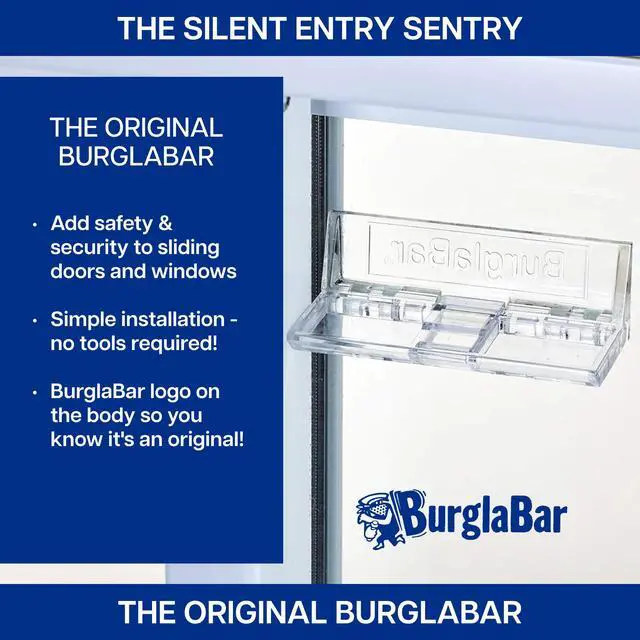 Alt view image 5 of 6 - 2 Pack Additional Security for Sliding Patio Doors and Sliding Glass Windows
