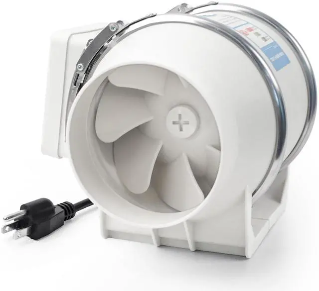 Main image of 4 Inch Duct Fan 280 CFM Inline Ventilation Exhaust Fan | Powerful Airflow | Low Noise | Durable Motor | Safety Protection | for Grow Tent, Bathroom, Hydroponics, 3D Printer, Kitchen