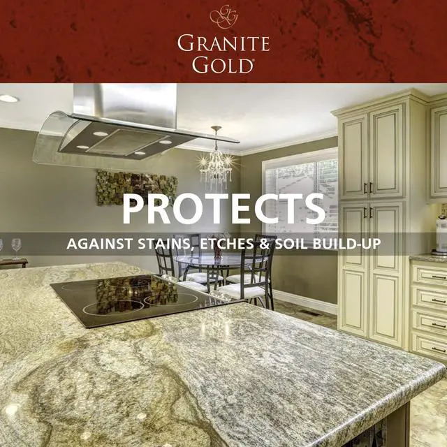 Alt view image 4 of 7 - Water-Based Sealer Spray Protection for Granite, Marble, Travertine, Natural Stone Countertops, 24 Fluid Ounces, 1-Pack