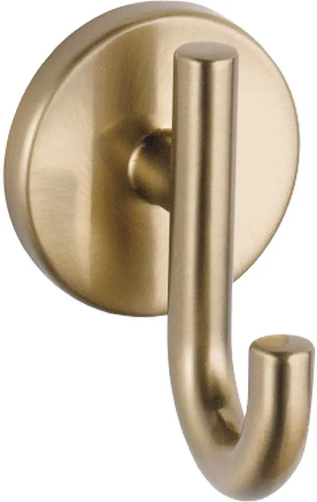 Main image of Single Towel Hook for Bathroom or Kitchen| Champagne Bronze | Trinsic Accessories