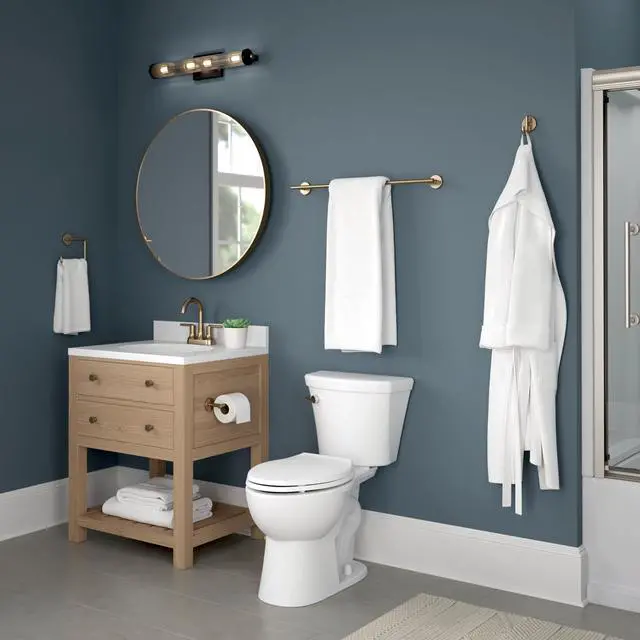 Alt view image 5 of 7 - Single Towel Hook for Bathroom or Kitchen| Champagne Bronze | Trinsic Accessories