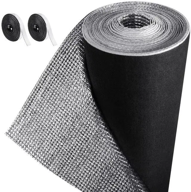 Main image of Rv Window Reflective Cover Camper Insulation Roll 47.2inchx10ft | Double Aluminum Foil Bubble Layer, Heat Thermal Blackout Shade for Camper Door Skylight Travel Garage Roof Shield