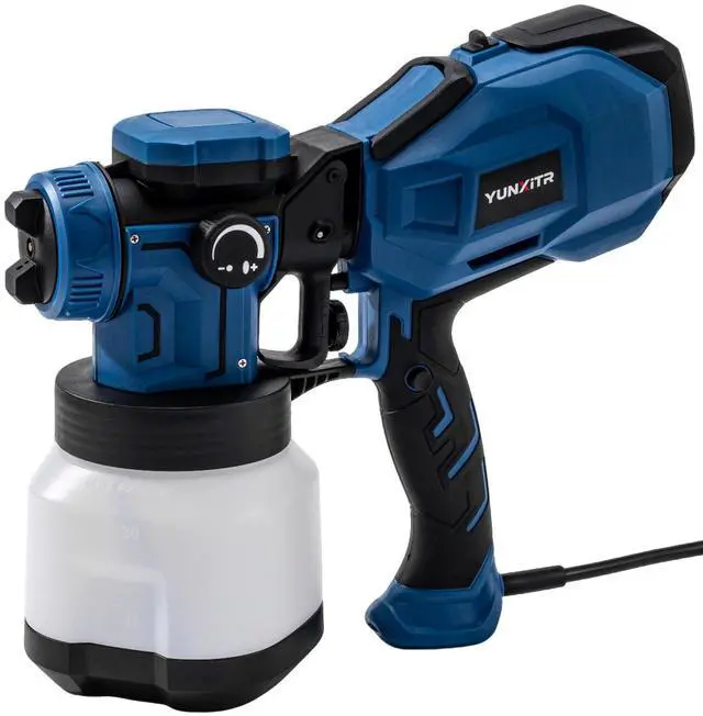 Main image of HVLP Paint Sprayer,1200W High Power Electric Spray Gun,6 Nozzles,3 Spray Patterns & 1200ml Large Container for Furniture,Cabinets,Walls,Fences,Garden & Outdoor