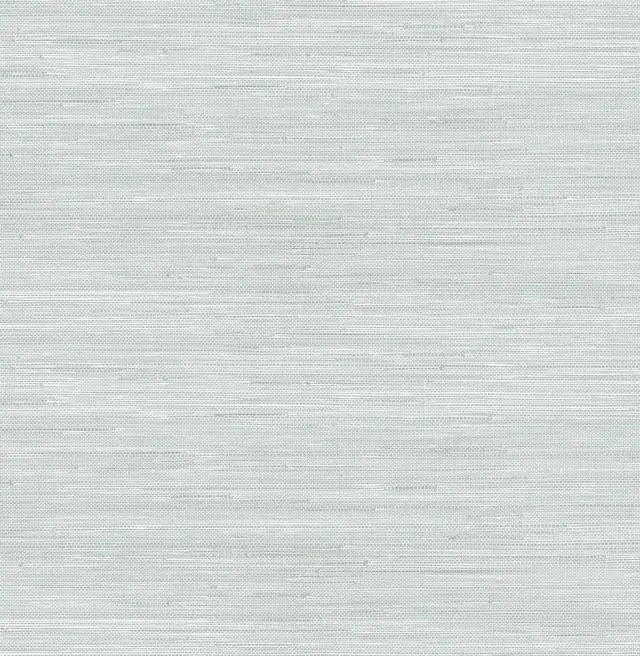 Main image of x Social Social Whisper Blue Classic Faux Grasscloth Peel & Stick Wallpaper