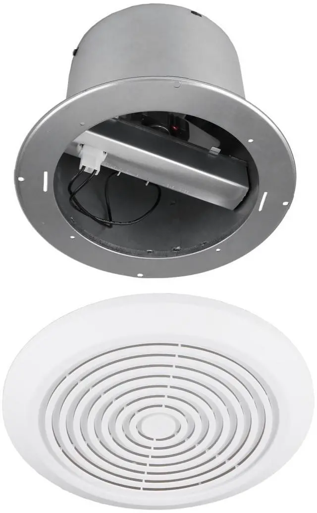 Main image of V2262-50 7 Inch Bathroom Exhaust Fan, 50 CFM, 1.0 Sones, 7" Ceiling Exhaust Fan, for 8 Inch Diameter Rough-in Opening, Ideal Ventilation for Bathroom, Laundry Room, Mobile Home, Kitchen & Garage