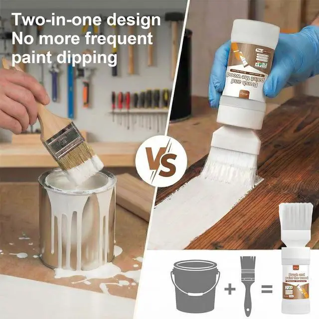 Alt view image 2 of 7 - White Touch-Up Paint for Wood,Furniture,Cabinets,Metal,6.35 Oz,2-in-1 | Paint & Primer in One,Waterproof,No Sanding, Fast Drying, Water Based, Multi Surface