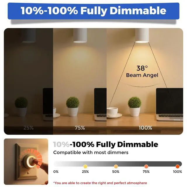Alt view image 6 of 7 - MR16 LED Light Blub, 5W 2700K Warm White 450 Lumens Dimmable, Aluminum Housing, Low Voltage 12V Input,GU5.3 bi-pin Light Bulbs for Landscape &Accent Lighting, Indoor/Outdoor Use,6-Pack