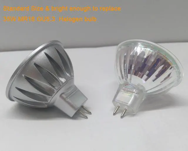 Alt view image 2 of 6 - MR16 Led Bulbs 12V Landscape Low Voltage 20W 35W 50W Equivalent,Warm | 5W 2700K Soft Warm White,MR16 GU5.3 Bulb Spotlights for Outdoor Flood Track Lighting,450lm,Not Dimmable,38 Deg,6 Pack
