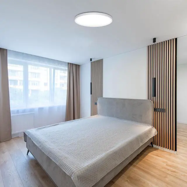 Alt view image 7 of 7 - 4 Pack LED Flush Mount Ceiling Light, 24W Ultra Thin Round White 3000k/4000k/6500k 3 Color Temperatures Adjusted 12 Inch Modern Ceiling Lights for Bedroom Bathroom Kitchen, Wired