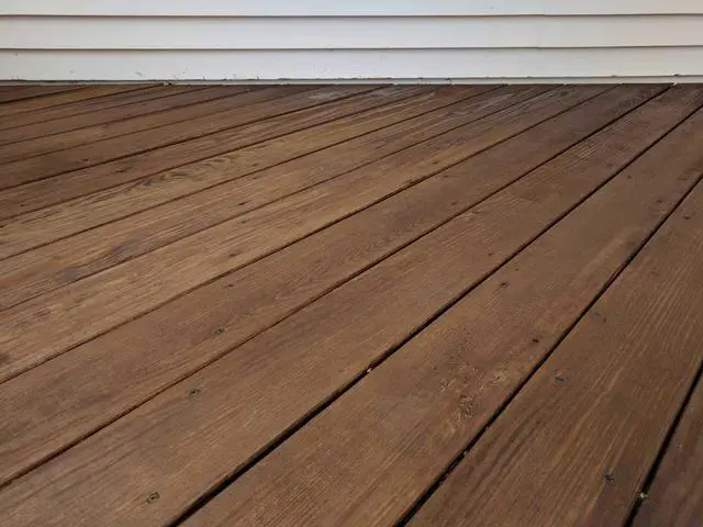 Alt view image 4 of 6 - #1 Deck Premium Semi-Transparent Outdoor Wood Stain and Sealer in One - Water Based Wood Stain for Decks, Fences, & Siding - 1 Gallon (Dark Walnut)