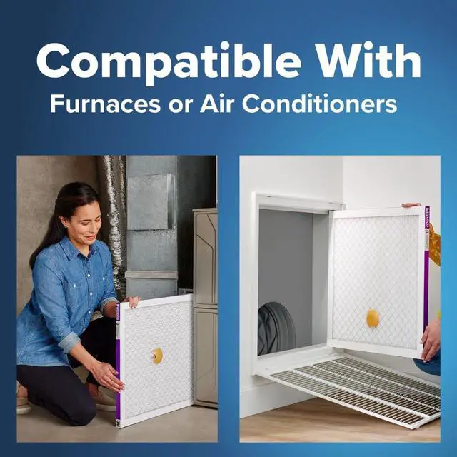Alt view image 7 of 7 - 20x25x1 AC Furnace SMART Air Filter, MERV 12, MPR 1500, Track Filter Life With Bluetooth Enabled Sensor, CERTIFIED asthma & allergy friendly, 2-Pack (Actual Size 19.719x24.688x0.78 in)