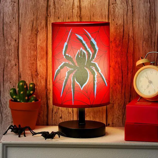 Alt view image 5 of 7 - Spider Table Lamps Gifts 3 Colors Dimmable Lights 11.02 x 5.12 Inch Spider Night Light Bedroom Bedside Lamps for Room Bedroom Desk Home Decor Birthday Gifts