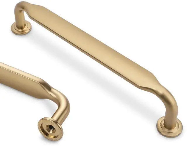 Main image of 10 Pack 5 Inch Cabinet Pulls Champagne Bronze Kitchen Handles Zinc Alloy Drawer Pulls Solid Cabinet Hardware